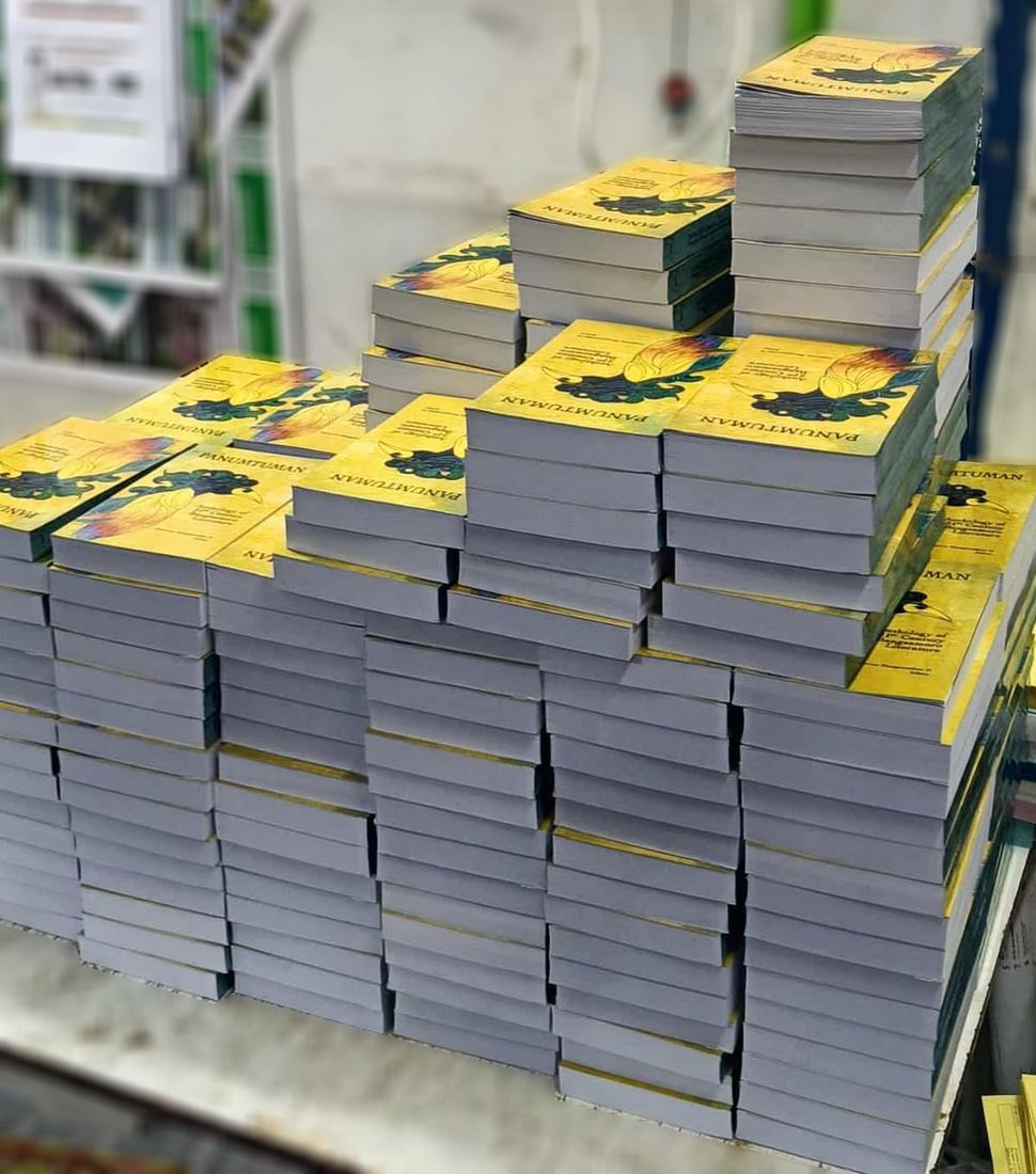 Stacks of printed books produced in Shomolu Lagos
